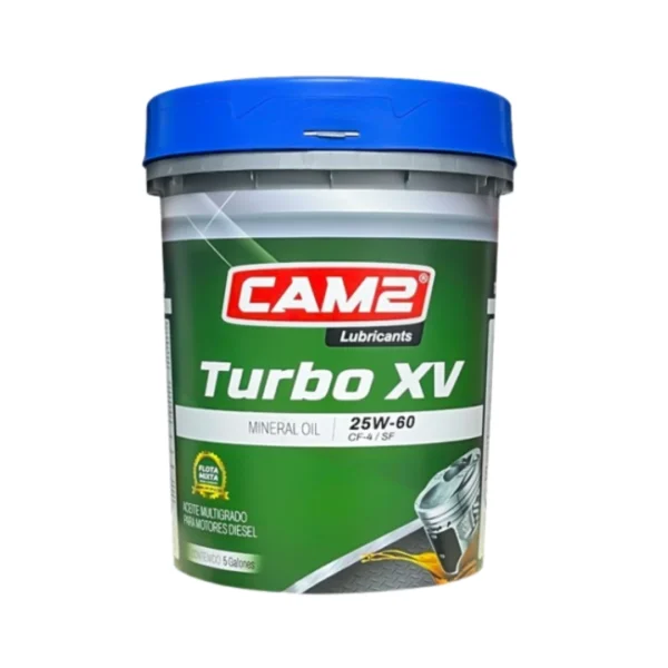 Cam2 Turbo XV 25W60 API CF4 (5GL)